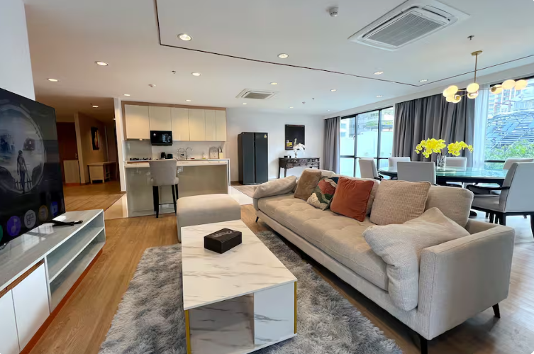 Sathorn 111 — Room 302 Living Room