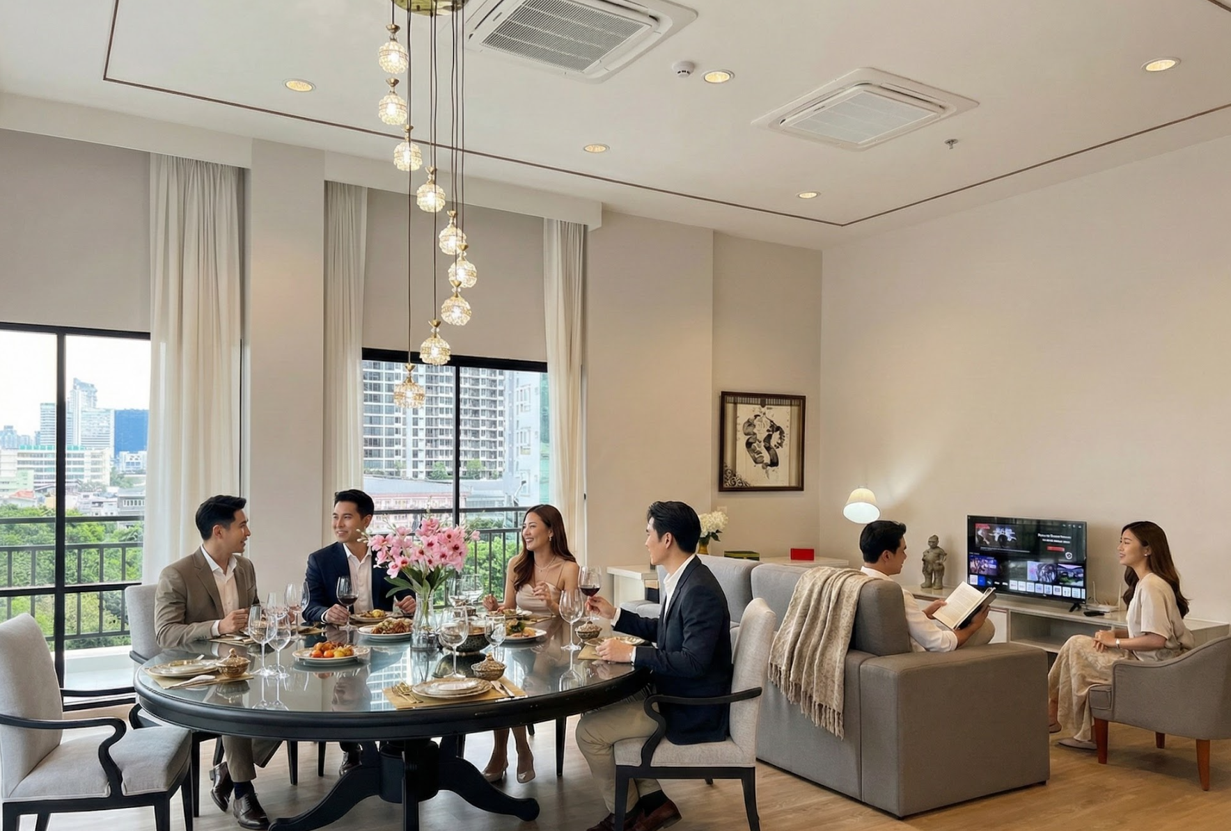 Sathorn 111 Living Room & Dining